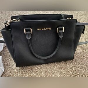 Michael Kors Black Satchel Bag